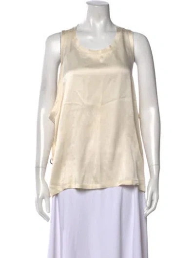 Pre-owned Ann Demeulemeester Vintage 2000's Top In Neutral