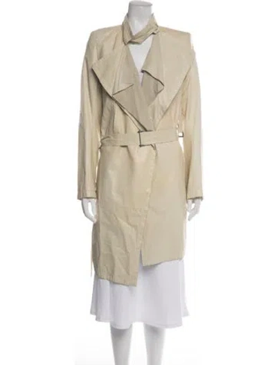 Pre-owned Ann Demeulemeester Vintage 2000's Trench Coat In Neutrals