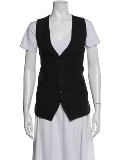 Pre-owned Ann Demeulemeester Vintage 2000's Vest In Black
