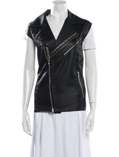 Pre-owned Ann Demeulemeester Vintage 2001 Biker Jacket In Black
