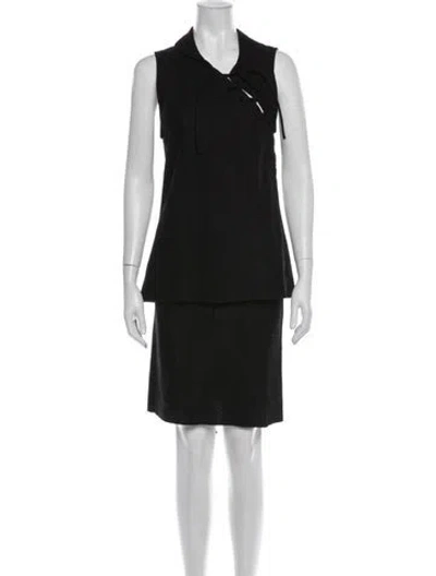 Pre-owned Ann Demeulemeester Vintage 2006 Skirt Set In Black