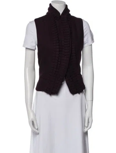 Pre-owned Ann Demeulemeester Vintage 2008 Vest In Purple