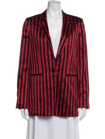 Pre-owned Ann Demeulemeester Vintage 2010's Blazer In Red