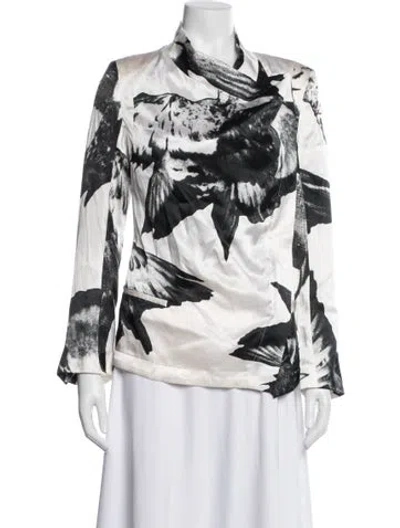Pre-owned Ann Demeulemeester Vintage 2010 Jacket In Black/neutrals