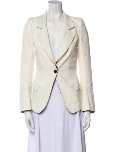 Pre-owned Ann Demeulemeester Vintage Blazer In White
