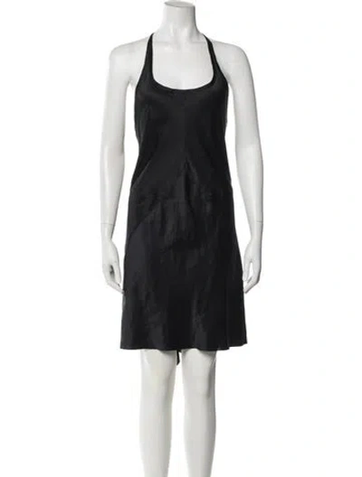 Pre-owned Ann Demeulemeester Vintage Knee-length Dress In Black