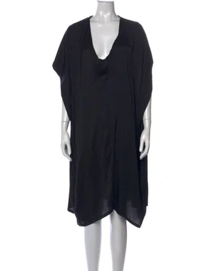 Pre-owned Ann Demeulemeester Vintage Knee-length Dress In Black