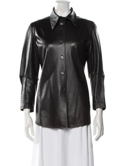 Pre-owned Ann Demeulemeester Vintage Late 1990's - Early 2000's Biker Jacket In Black
