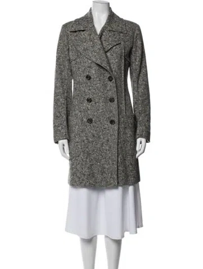 Pre-owned Ann Demeulemeester Vintage Late 1990's - Early 2000's Coat In Gray