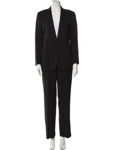Pre-owned Ann Demeulemeester Vintage Late 1990's - Early 2000's Pantsuit In Black