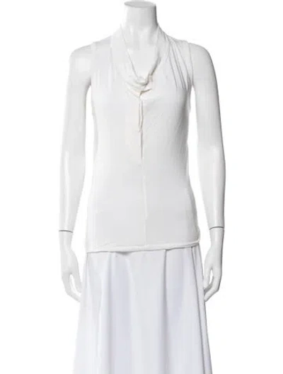 Pre-owned Ann Demeulemeester Vintage Late 1990's - Early 2000's Top In White