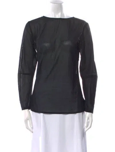 Pre-owned Ann Demeulemeester Vintage Late 2000's - Early 2010's Blouse In Black