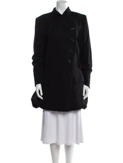 Pre-owned Ann Demeulemeester Vintage Late 2000's - Early 2010's Coat In Black