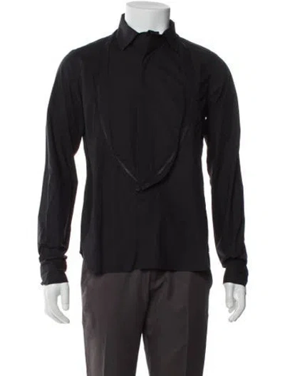 Pre-owned Ann Demeulemeester Vintage Late 2000's - Early 2010's Shirt In Black