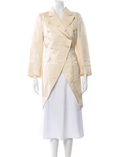 Pre-owned Ann Demeulemeester Vintage Late 2000's - Early 2010's Trench Coat In Neutral