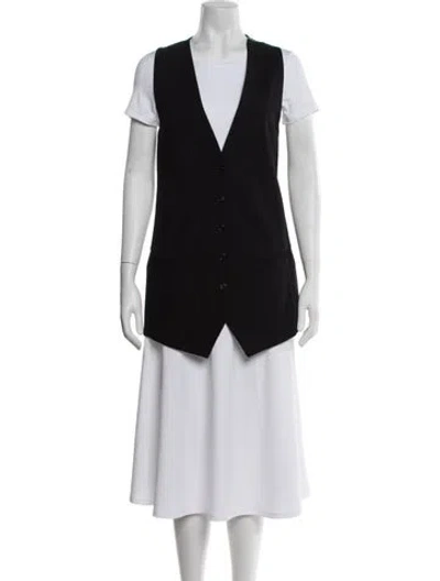 Pre-owned Ann Demeulemeester Vintage Late 2000's - Early 2010's Vest In Black