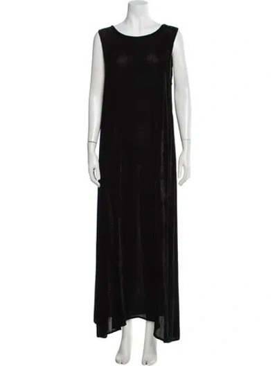 Pre-owned Ann Demeulemeester Vintage Long Dress In Black