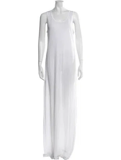 Pre-owned Ann Demeulemeester Vintage Long Dress In Purple