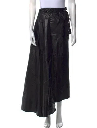 Pre-owned Ann Demeulemeester Vintage Long Skirt In Black