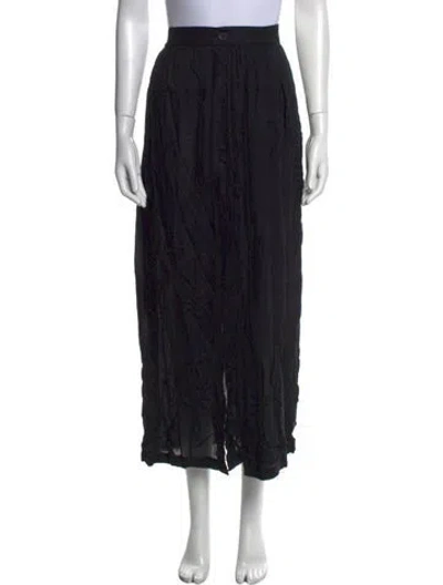 Pre-owned Ann Demeulemeester Vintage Long Skirt In Black