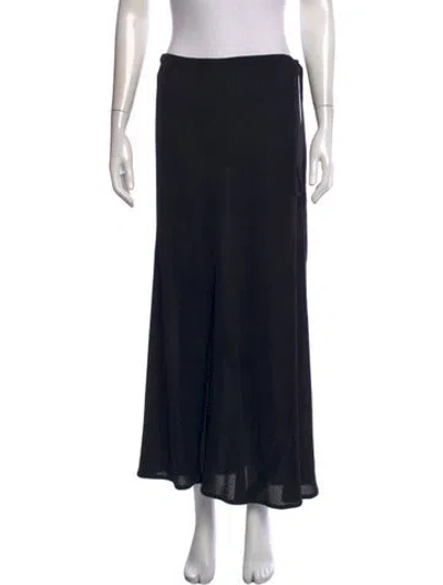 Pre-owned Ann Demeulemeester Vintage Long Skirt In Black