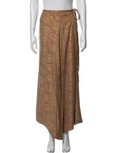 Pre-owned Ann Demeulemeester Vintage Long Skirt In Brown