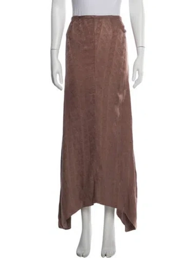 Pre-owned Ann Demeulemeester Vintage Long Skirt In Pink