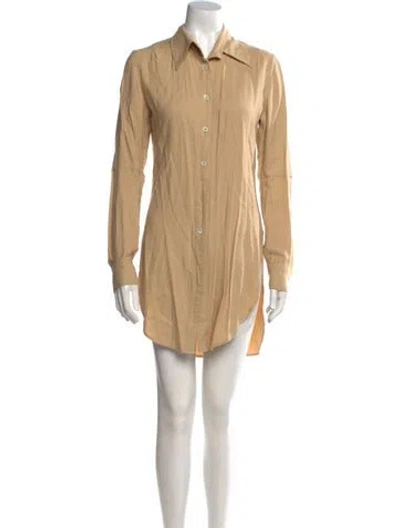 Pre-owned Ann Demeulemeester Vintage Mini Dress In Neutral