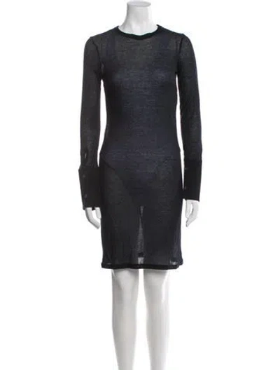 Pre-owned Ann Demeulemeester Vintage Mini Dress W/ Tags In Black