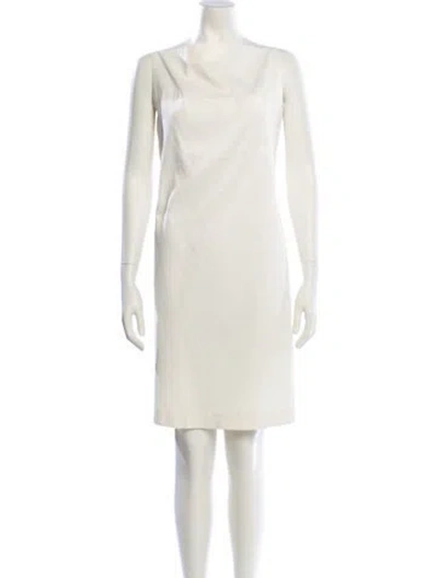 Pre-owned Ann Demeulemeester Vintage Mini Dress In White