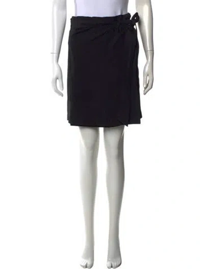 Pre-owned Ann Demeulemeester Vintage Mini Skirt In Black