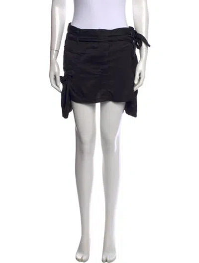 Pre-owned Ann Demeulemeester Vintage Mini Skirt In Black