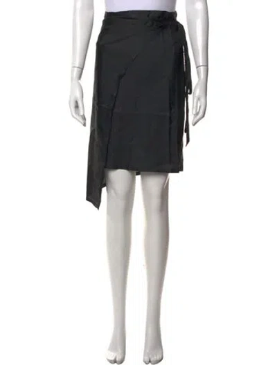 Pre-owned Ann Demeulemeester Vintage Mini Skirt In Black