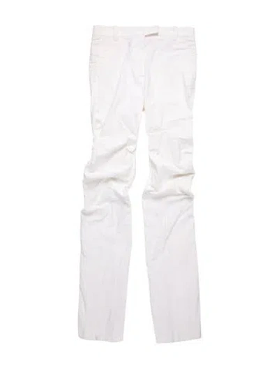 Pre-owned Ann Demeulemeester Vintage Straight Leg Pants In Neutral