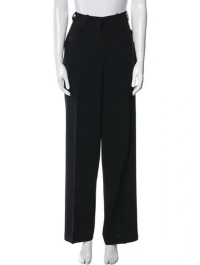 Pre-owned Ann Demeulemeester Vintage Wide Leg Pants In Black