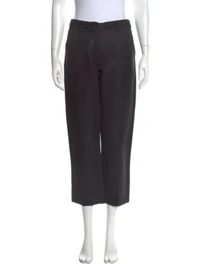 Pre-owned Ann Demeulemeester Vintage Wide Leg Pants In Black