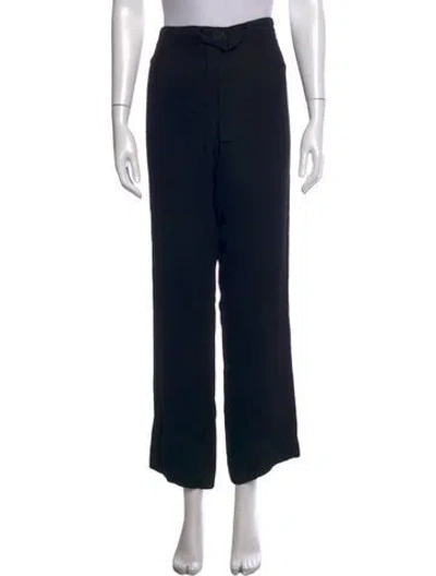 Pre-owned Ann Demeulemeester Vintage Wide Leg Pants In Black