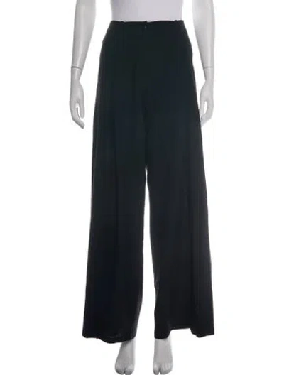 Pre-owned Ann Demeulemeester Vintage Wide Leg Pants In Black