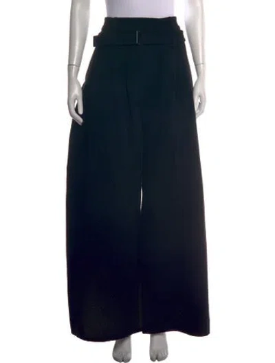 Pre-owned Ann Demeulemeester Vintage Wide Leg Pants In Black