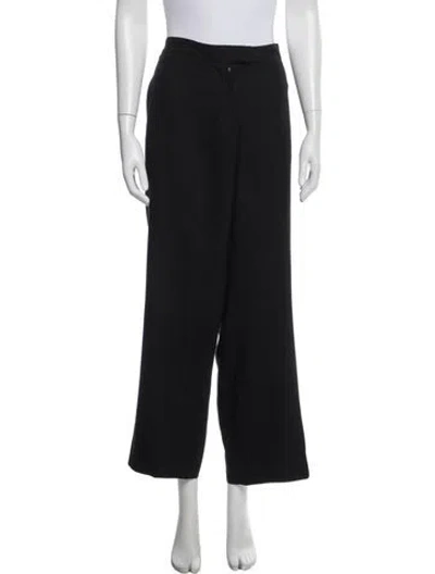 Pre-owned Ann Demeulemeester Vintage Wide Leg Pants In Black