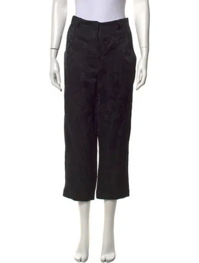 Pre-owned Ann Demeulemeester Vintage Wide Leg Pants In Black