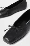 Ann Demeulemeester Violette Ballerina In Multicolor