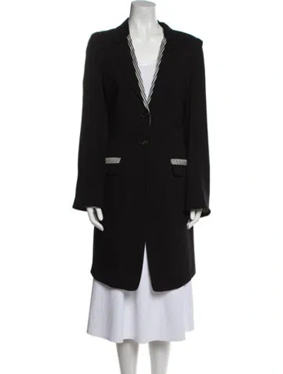 Pre-owned Ann Demeulemeester Virgin Wool Blazer In Black
