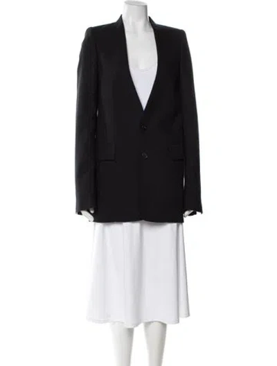 Pre-owned Ann Demeulemeester Virgin Wool Jacket In Gray