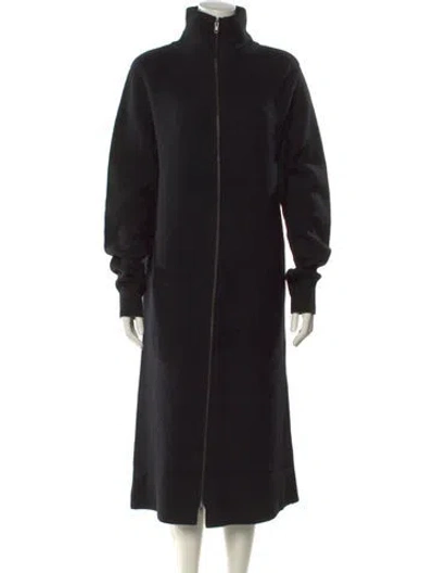 Pre-owned Ann Demeulemeester Virgin Wool Midi Length Dress In Black