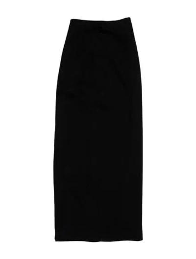 Pre-owned Ann Demeulemeester Virgin Wool Mini Skirt In Black