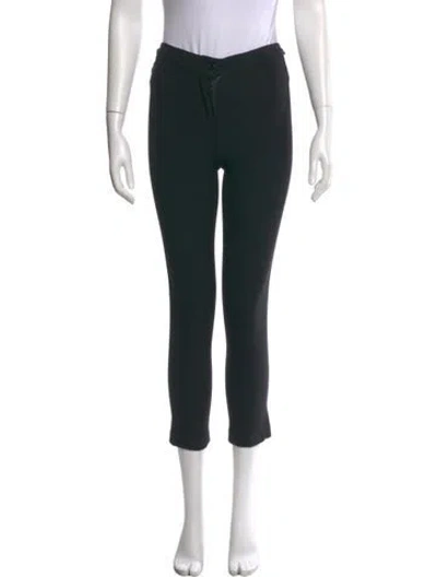 Pre-owned Ann Demeulemeester Virgin Wool Skinny Leg Pants In Black