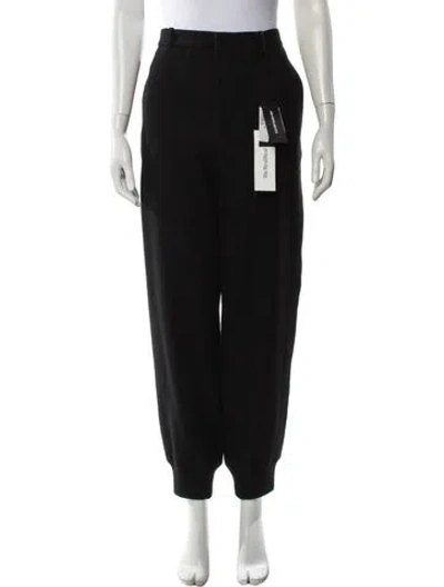 Pre-owned Ann Demeulemeester Virgin Wool Skinny Leg Pants W/ Tags In Black