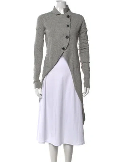 Pre-owned Ann Demeulemeester Virgin Wool Sweater In Grey