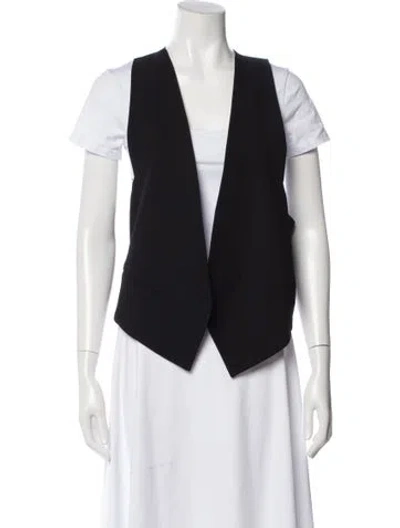 Pre-owned Ann Demeulemeester Virgin Wool Vest In Black